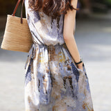 Colorful Printed Dress