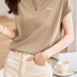 Polo Raglan Sleeve Short T-Shirt