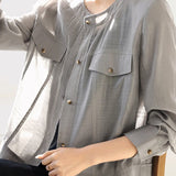Utility Style Breathable Long Jacket