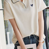 Colorblock Patchwork Short Sleeve Tee