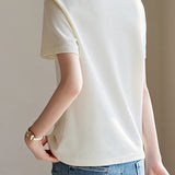 Colorblock Patchwork Short Sleeve Tee