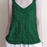 Hollow Embroidered Cami