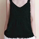 Hollow Embroidered Cami