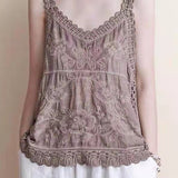 Hollow Embroidered Cami