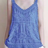 Hollow Embroidered Cami