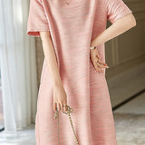 Textured Knit Stretch Dress