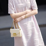 Textured Knit Stretch Dress