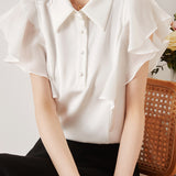 Elegant Ruffled Shirt
