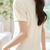Minimalist Versatile Basic Short Sleeve T-Shirt