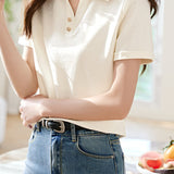 Minimalist Versatile Basic Short Sleeve T-Shirt