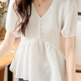 Elegant Waist-Defined T-Shirt