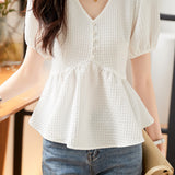 Elegant Waist-Defined T-Shirt