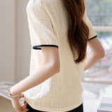 Elegant Textured T-Shirt
