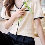 Elegant Textured T-Shirt