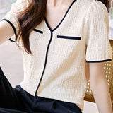 Elegant Textured T-Shirt