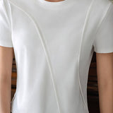 Designer Solid Color T-Shirt