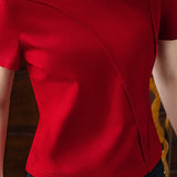 Designer Solid Color T-Shirt