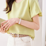 Elegant Soft Puff Short Sleeve Top