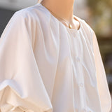 French Vintage Puff Sleeve Shirt
