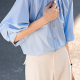 French Vintage Puff Sleeve Shirt