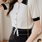 French Sweet Collared Knit Sweater - liwisi