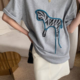 Cute Fun Zebra Print T-Shirt