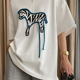 Cute Fun Zebra Print T-Shirt