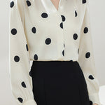 Elegant Polka Dot Shirt - liwisi