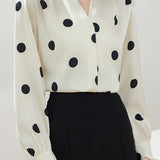 Elegant Polka Dot Shirt - liwisi