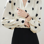 Elegant Polka Dot Shirt - liwisi