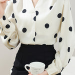 Elegant Polka Dot Shirt - liwisi