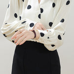 Elegant Polka Dot Shirt - liwisi