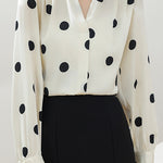 Elegant Polka Dot Shirt - liwisi