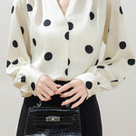 Elegant Polka Dot Shirt - liwisi