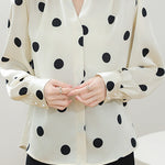 Elegant Polka Dot Shirt - liwisi
