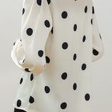 Elegant Polka Dot Shirt - liwisi
