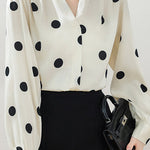 Elegant Polka Dot Shirt - liwisi