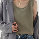 Loose Waffle Tank Top