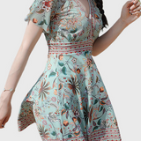Vacation Ethnic Two-Piece Swimsuit Set