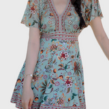 Vacation Ethnic Two-Piece Swimsuit Set