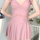 French Sweet Swim Dress