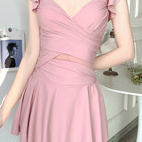 French Sweet Swim Dress