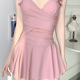 French Sweet Swim Dress