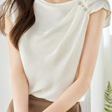 French Style Sleeveless Shirt