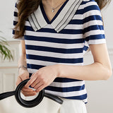 Simple Versatile Striped T-Shirt