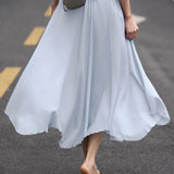 Elegant Flowing Midi Skirt