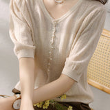 Lady-like Elegant Knit Sweater