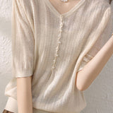 Lady-like Elegant Knit Sweater