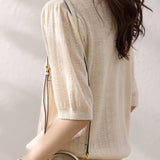 Lady-like Elegant Knit Sweater