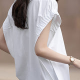 Loose Relaxed Cap Sleeve